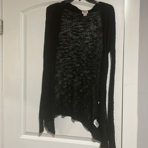 Black long sweater